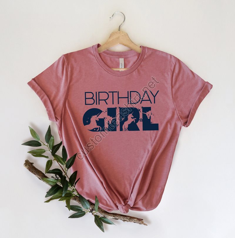 Birthday Girl Unicorn Shirtunicorn Birthday Shirtgirls Birthday Party Bday Girl Shirt Birthday Girl Shirt Women Women Birthday Shirt