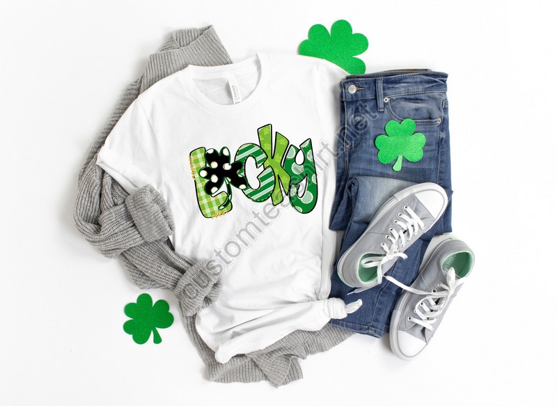 Watercolor Shirtst Patricks Day Shirtst Patricks Day Lucky Shirtlucky Shirtirish Shirtleopard Shirtkiss Me Shirtst Patricks Shirt