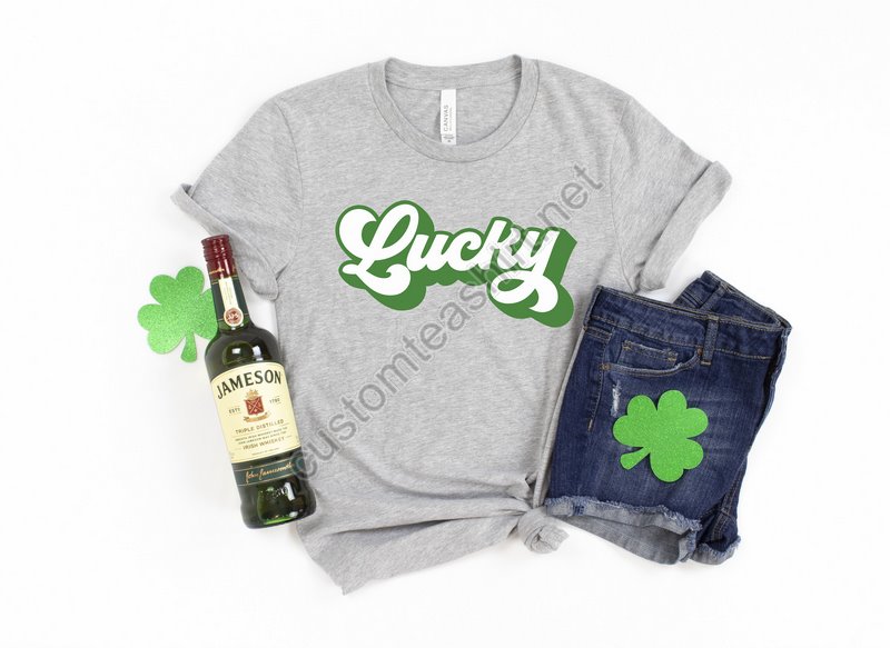 Lucky Retro Shirtshamrock Shirtsaint Patricks Day Shirtpatricks Day Lucky Shirtsaint Patricks Day Family Matching Shirt