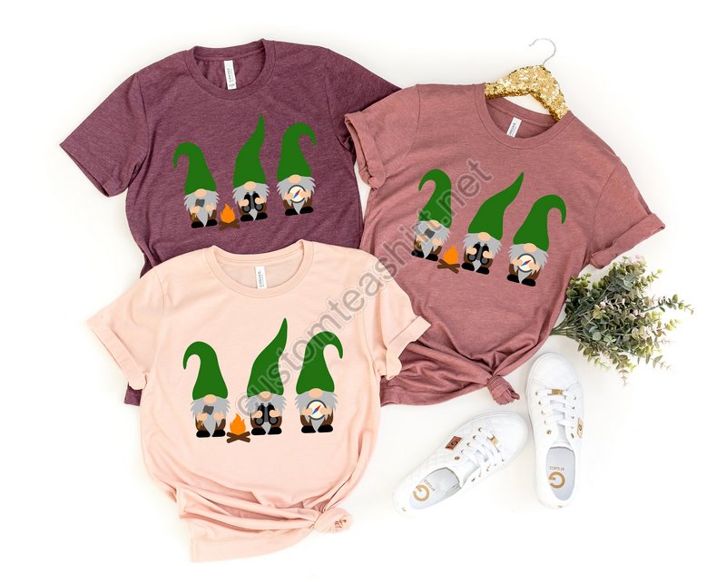 Camping Gnomes Shirtcamping Shirtfunny Camping Shirtcamping Giftcamper Shirtcamp Squad T Shirtmatching Friends Camping Shirtroad Trip