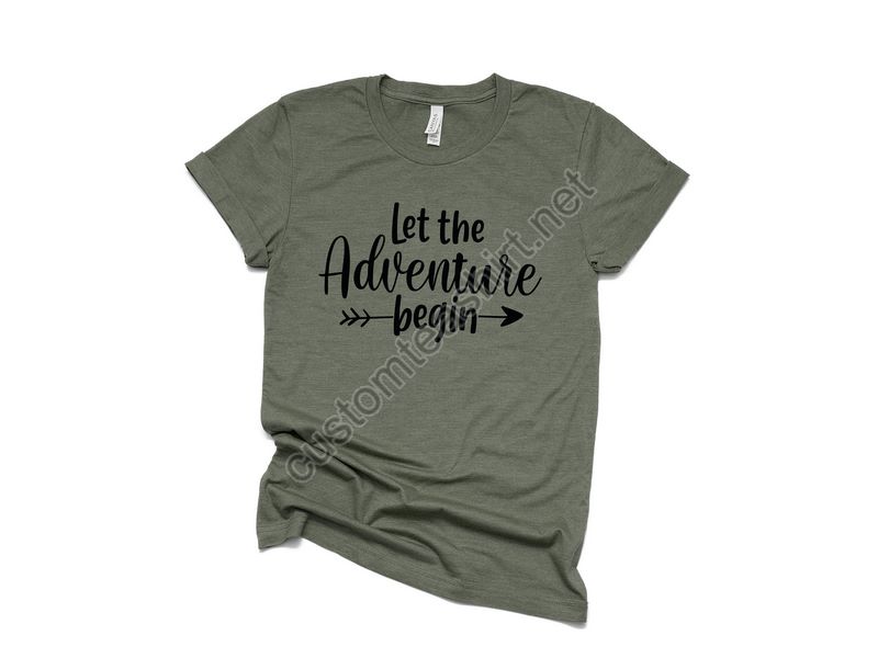 Let The Adventure Begin Shirtcamping Shirtcamping Teecamping Giftcamper Shirtcamp Squad Shirtmatching Friends Camping Shirtroad Trip