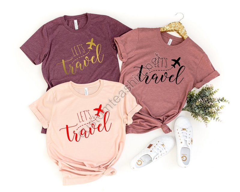 Travel T-shirtvacation Teelets Travel The Worldtravel The World Shirttravel Giftsummer Vacation Shirts Summer Shirts