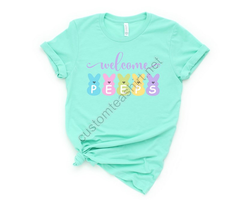 Easter Shirtbunny Shirteaster Shirt For Womanchillin' With My Peeps Shirteaster Shirteaster Family Teeeaster Dayeaster Matching Shirt