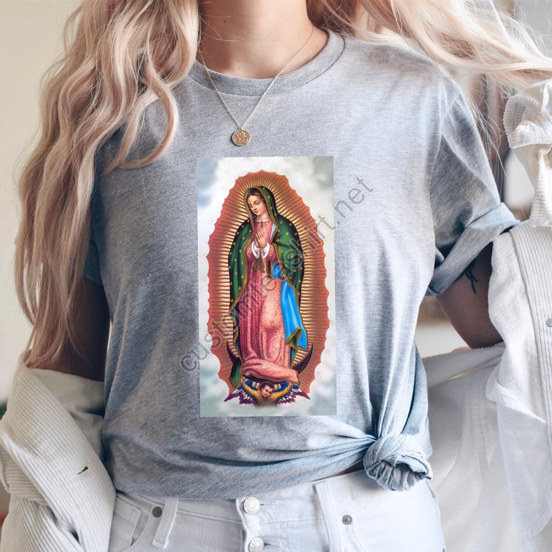 Our Lady Of Guadalupe Saint Virgin Mary Virgen De Guadalupe Guadalupe Shirt Mexican Shirt Latina Shirt