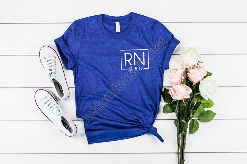 2022 New Grad Rn Shirtregistered Nurse Shirts Rn Shirts Nurses Superhero Nurse Week Shirt For Woman Nursing Shirt Nursing School Tee