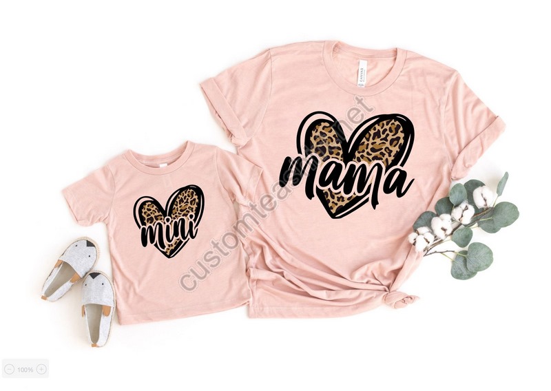 Mama Leopard Shirtmini Leopard Shirtmama's Girl Shirtleopard Mama Shirtleopard Mini Shirtmama Mini Matching Shirtmother Day Shirt