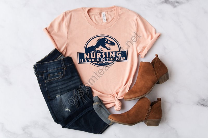 Nursing Walk In The Park Nursing School Tee Nursing School Tee Nurse Shirt Funny Nursing Shirt Registered Nurse Shirtsnurse Gift