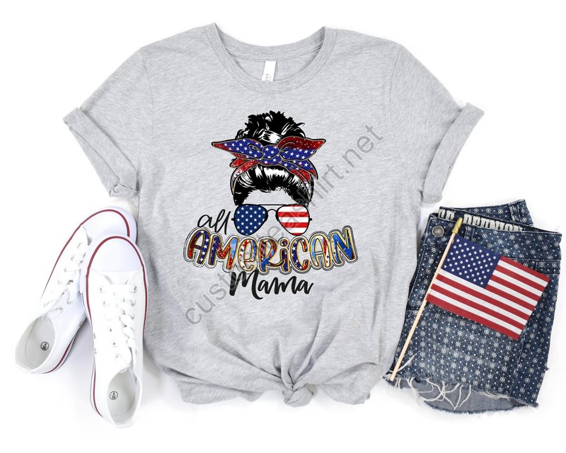 4th Of Julyall American Mama Shirtfreedom Shirt Fourth Of July Shirt Patriotic Shirt Independence Day Shirts Patriotic Family Shirts