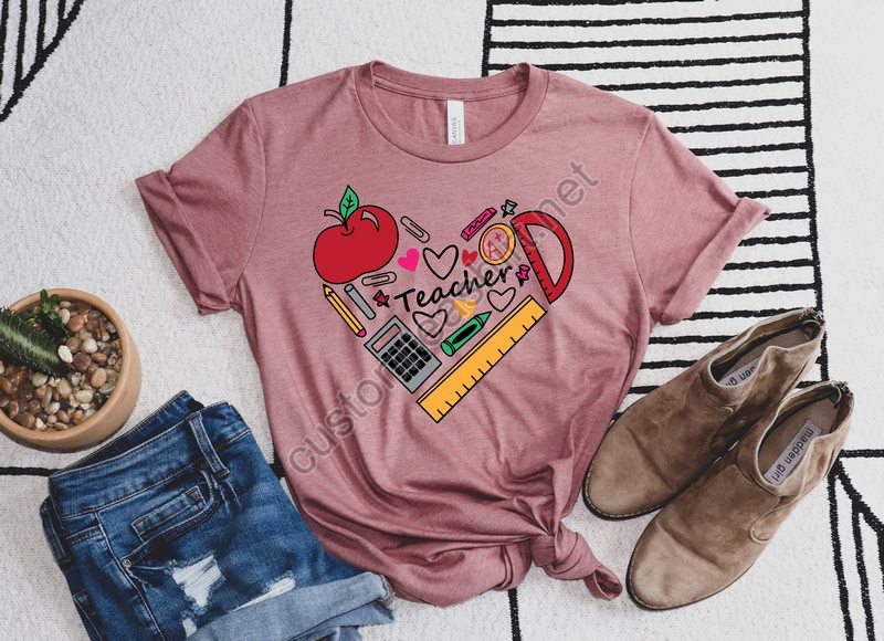 Inspirational Teacher Shirts Teach Love Inspire Shirt Back To School Shirt First Grade Teacher Shirts Teacher Appreciation Shirt