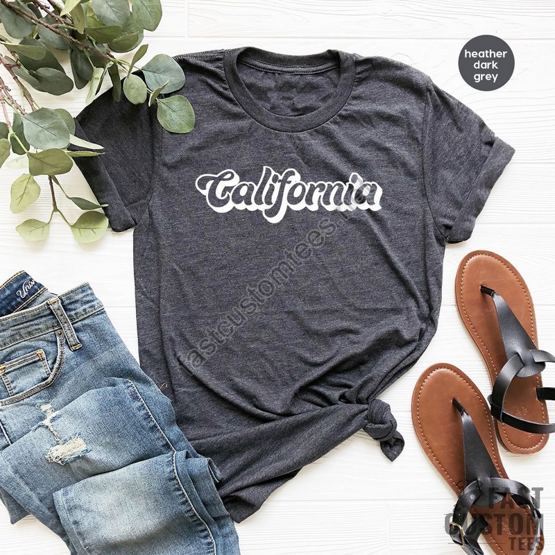 California Shirt California T-shirt West Cost Tee Cali Girl Shirt Trendy California Shirt California Tee California State