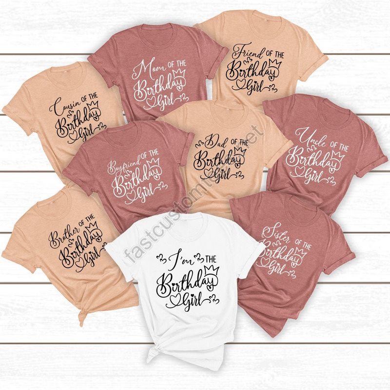 Family Birthday Shirt Birthday Match Shirt Matching Birthday Tee Matching Family Birthday T-shirt Birthday Gift Birthday Woman Shirt