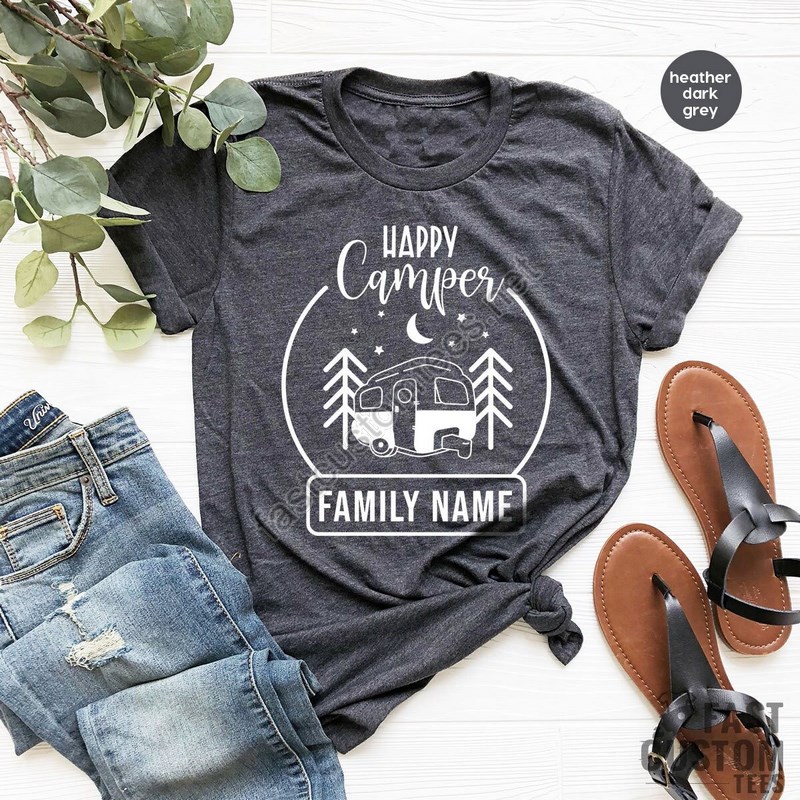 Personalized Camping Shirt Custom Camping Shirt Family Matching Outdoor Shirt Gift For Camp Crew Adventure Shirt