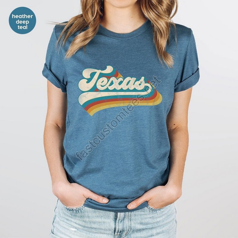 Vintage Texas Shirt Texas Fan Shirt Vintage T Shirt Texas Pride College Student Gifts State Shirts Texas T-shirt Texas Cities Shirt