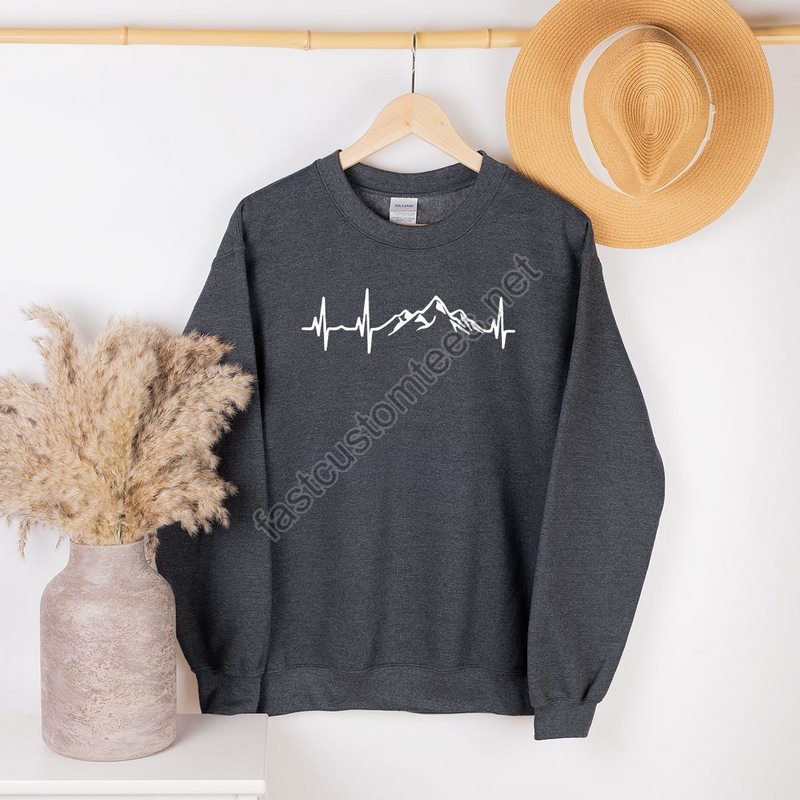 Hiking Sweatshirt Mountains Sweatshirt Nature Lover Sweatshirt Outdoor Long Shirt Hiking Camping Long Shirt Adventure Sweatshirt