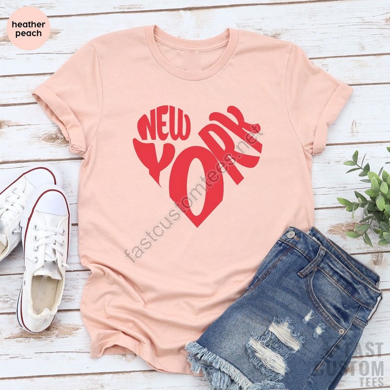 New York Shirt Heart New York Shirts New Yorker T-shirt New York City Tshirt New York Gifts Nyc Tee Love New York Shirt