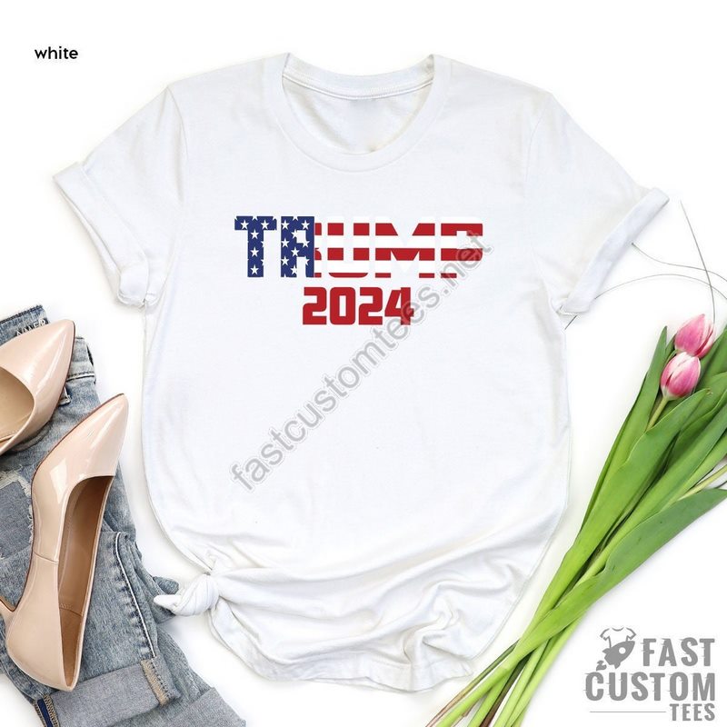 Trump 2024 Shirt Trump Flag Shirt Trump Election Tee President Trump Shirt Conservative Shirt Pro America Shirt Pro Trump Shirt