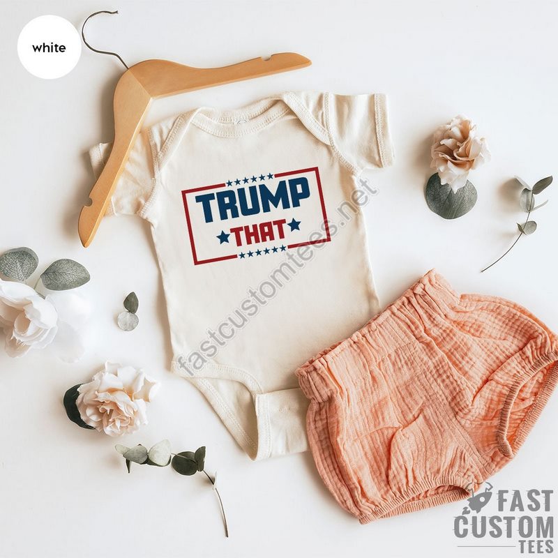 Trump 2024 Baby Kids Tee Political Republican Bodysuit Pro Trump Kids Baby Clothes Pro Trump Political Donald Trump Toddler Shirt