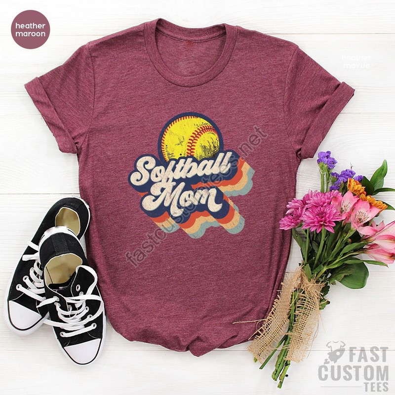 Softball Mom Shirt Retro Softball Mom Shirt Softball Mom Softball Shirt Softball Mom Shirts Mother Day Shirt Softball Mom Shirt Gift