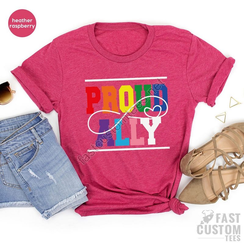 Pride T-shirt Lgbt Ally T-shirt Pride Lgbt Ally Gay Pride T Shirt Pride Shirt Pride Gift For Ally Lgbt T Shirt Bisexual Shirt