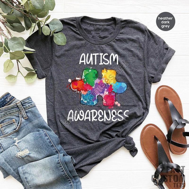 Autism Awareness Shirt Autism Shirt Autism Support Shirt Autism Month Shirt Autism Teacher Shirt Autism Awareness Gift For Mothers Day