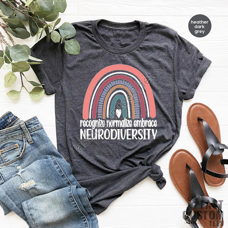 Autism Shirt Neurodiversity Shirt Mental Health Anxiety Adhd Autism Acceptance Shirt Autism Awareness Neurodiversity Shirt Autism