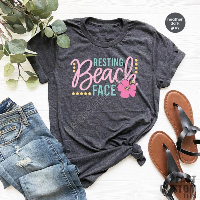 Summer Shirt Beach Shirt Vacation Shirt Resting Beach Face Shirt Funny Beach Shirt Summer Vacation Shirt Funny Summer Shirt