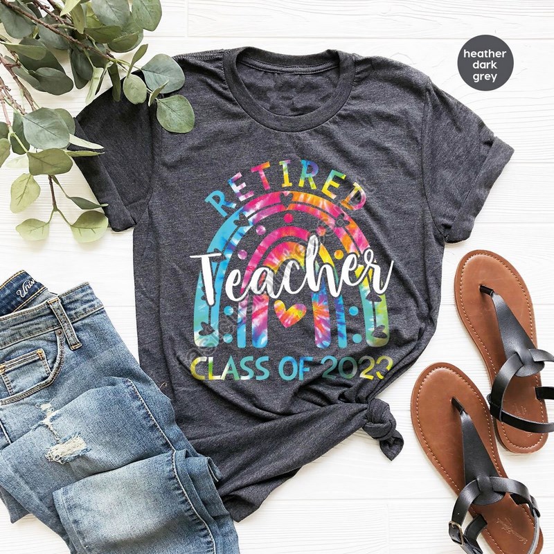 Teacher Shirts Teacher Gifts Retirement Gift Teacher Retirement Shirt Class Of 2023 Retired Shirt Retirement Gifts Retired Teacher