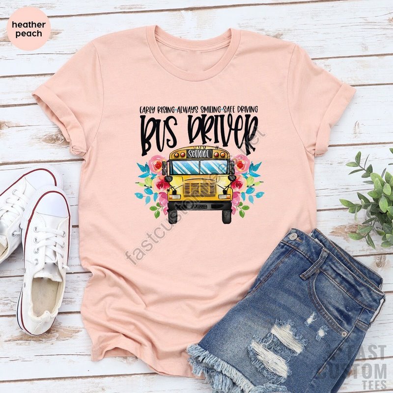 School Bus Shirt Bus Driver T Shirt School Bus Driver Bus Driver Gift Back To School T-shirt Gift For Bus Driver Back To School Gift