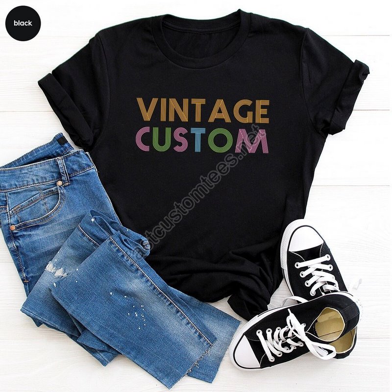 Custom Tshirt Vintage T Shirt Vintage Custom Shirt Personalized Vintage Shirt Vintage Tees Gifts For Her Graphic Tees For Women