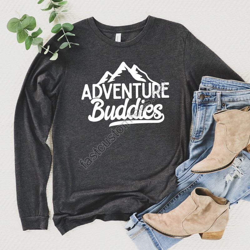 Matching Camping Long Sleeve Shirts Camping Shirts Family Travel And Vacations Longsleeve Shirts Adventure Buddies Hiking Friend Shirt