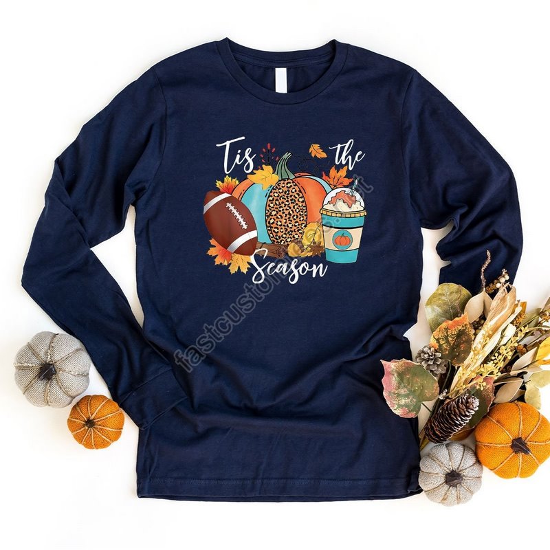 Halloween Fall Pumpkin Long Sleeve Shirt Its Fall Yall Pumpkin Spice Fall Coffee Long Sleeve Fall Football Tee Thanksgiving Long Sleeve