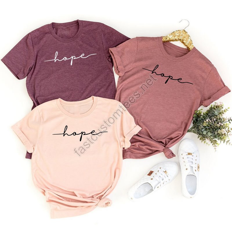 Breast Cancer Shirt Mental Health Shirt Christian Apparel Hope Shirt Inspirational Quotes Shirt Motivational Shirts For Women