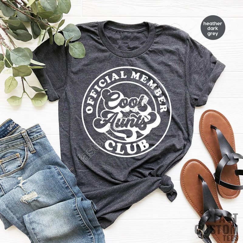 Cool Aunts Club Shirt Gift For Auntie Cool Sister Shirt Best Aunt Tshirt Cute Aunt Gifts Cool Aunt Shirtlike A Mom Shirtfamily Tee