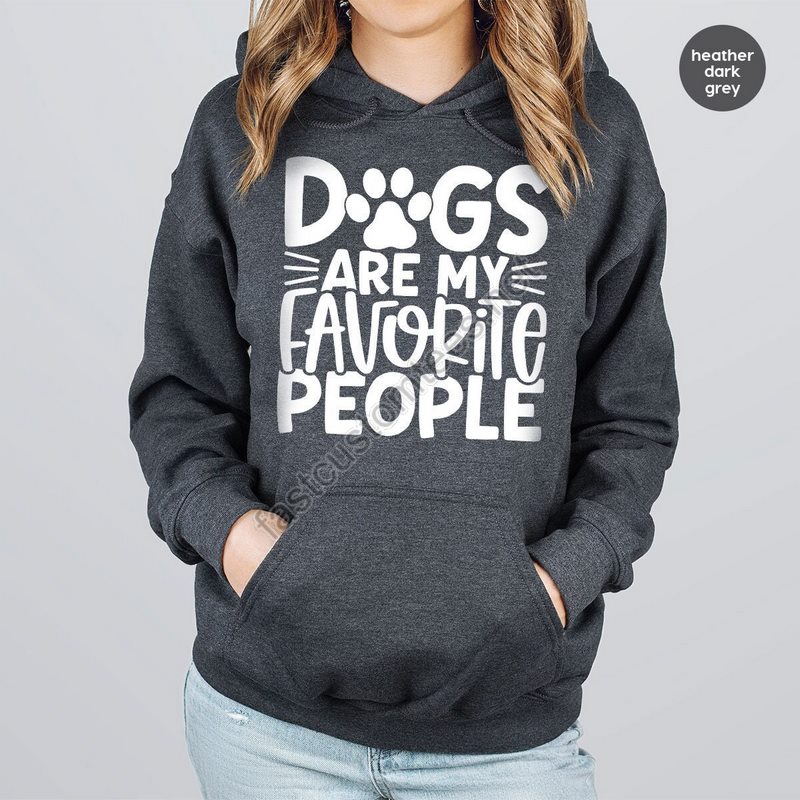 Cute Dog Mom Shirt Dog Owner Gifts Dog Mama Clothing Dog Dad Crewneck Sweatshirt Dogs Are My Favorite People Tshirt Gifts For Introvert