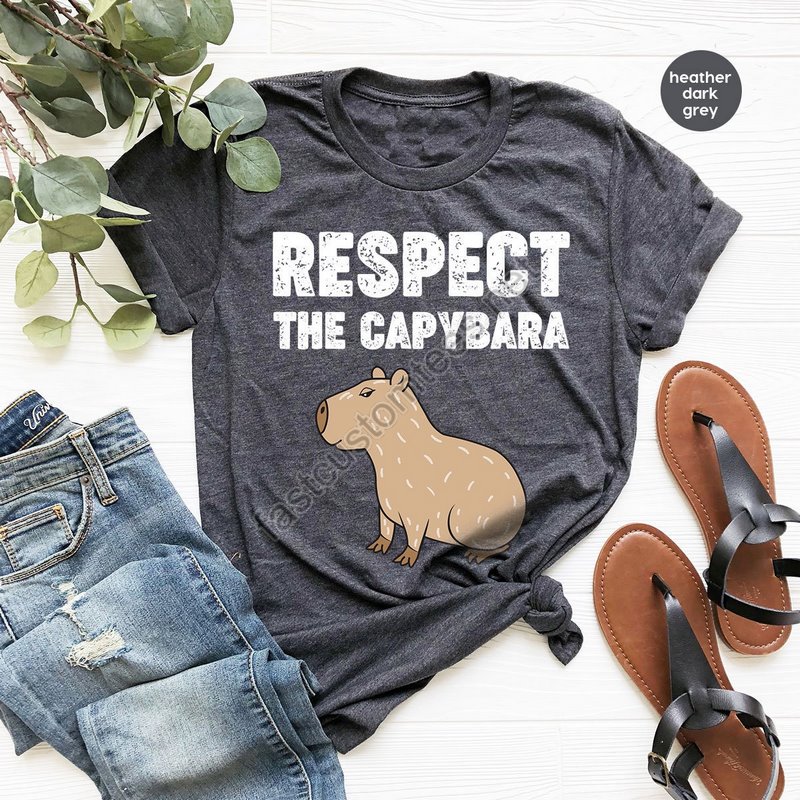 Vintage Capybara Shirt Capybara Clothing Capybara T-shirt Capybara Crewneck Sweatshirt Capybara Graphic Tees Gift For Him Gift For Her