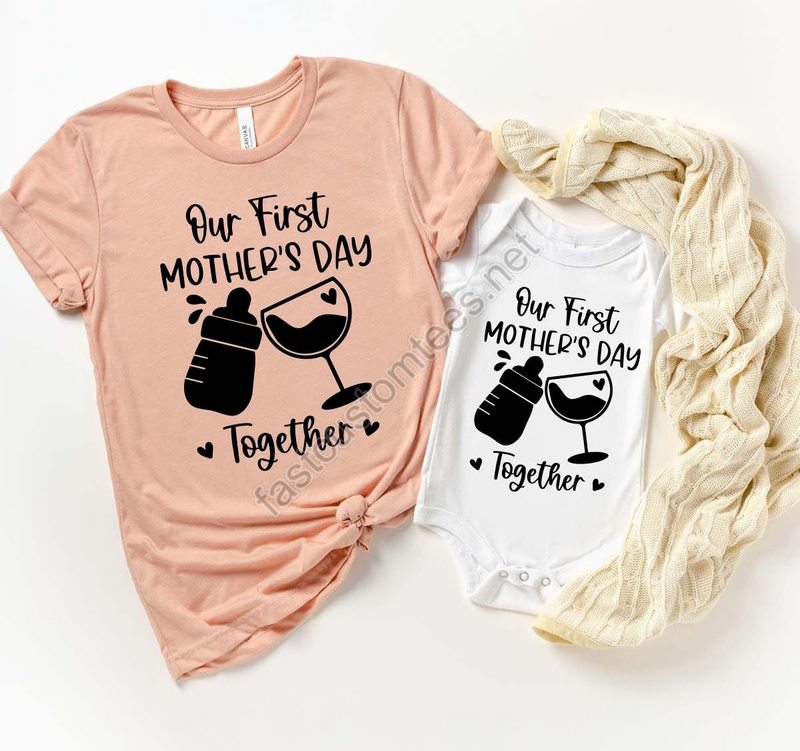 Mothers Day Shirt First Mothers Day Gift Mothers Day Gift Mothers Day Matching Shirts Mommy And Me Tees Mothers Day Baby Onesie®