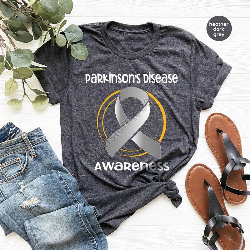 Parkinson's Disease Awareness Shirt Parkinsons Disease Support Shirt Parkinsons Disease Fighter Tee Parkinsons Warrior Gift Gift For Her