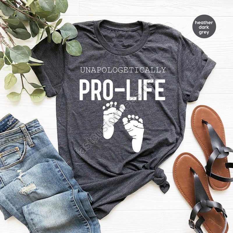 Pro Life Shirt Human Rights Crewneck Sweatshirt Christian T-shirt Conservative Graphic Tees Shirt For Women Pro Life Gift Gift For Her