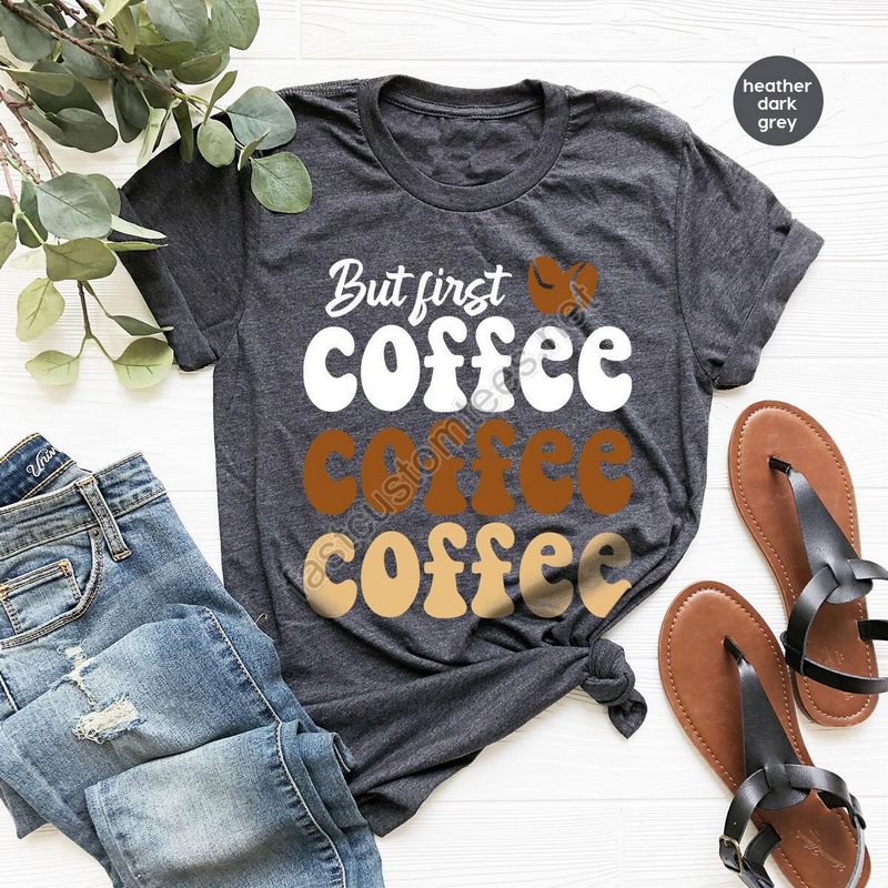 Funny Coffee Shirts Gifts For Women Coffee Gifts Womens Vneck Tshirts Teacher Tshirt Coffee T-shirt Teacher Gifts Coffee Graphic Tees