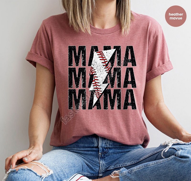 Baseball Mom Shirts Mothers Day Gifts Baseball Gifts Gifts For Mom Mama Vneck Tshirt Baseball Mom Gifts Sports Mom Graphic Tees