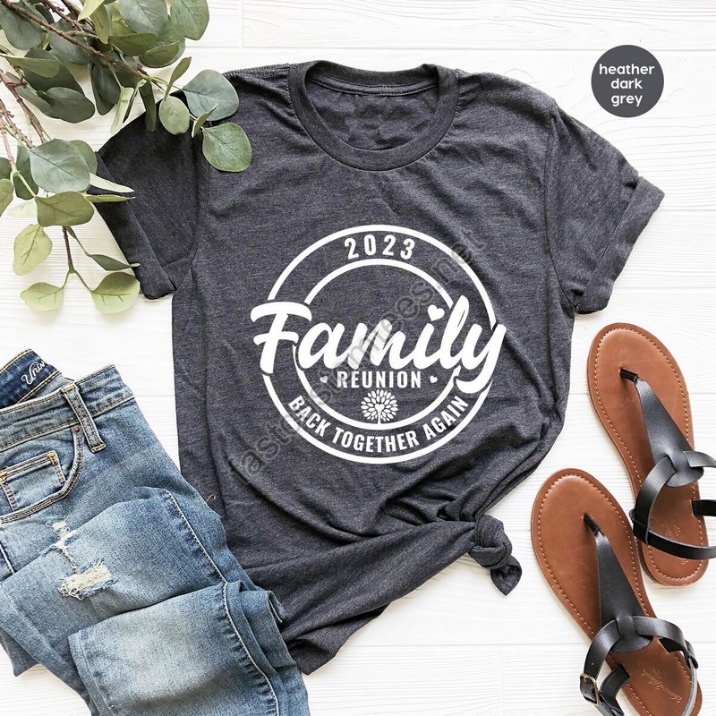 Vintage Family Reunion Tshirts Custom Matching Shirts Family Reunion Gift Personalized Family Gifts Back Together Again