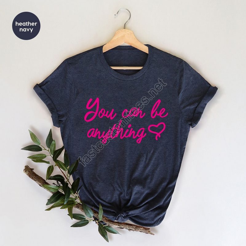 Inspirational Shirts Motivational T-shirt Gifts For Her Cute Girls Outfit Mental Health Tshirt Graphic Tees For Women Heart Shirt