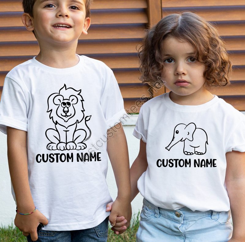 Custom Kids Tshirts Personalized Gifts Customized Name Shirt Animal Toddler Shirts Owl Baby Girl Onesie® Youth Graphic Tees