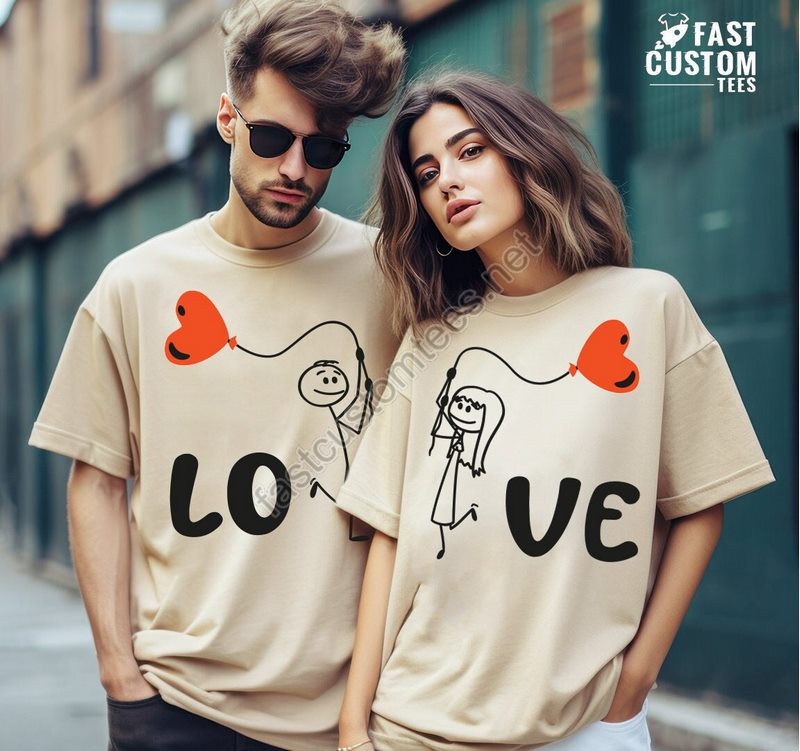 Matching Couples Shirts Valentines Day Gift For Her Couple Valentine Day Shirt Gift For Lovers Love Shirt Couple Gifts