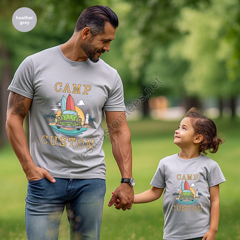 Custom Camp Shirt Camp Gifts Custom T-shirt Custom Shirt Custom Camp Shirt Camp Crew Shirt Camp Custom Shirt Camping Family Shirt