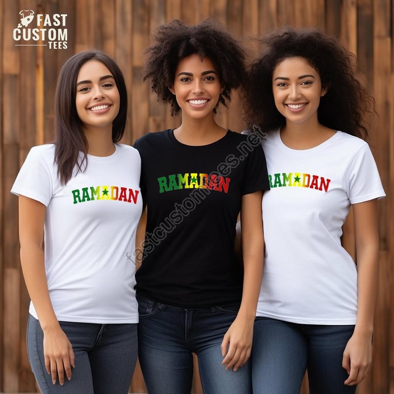 Ramadan Mubarak Shirt Senegal T-shirt Senegal Gift Ramadan Shirt Senegal Flag Shirt Muslim Tee Ramadan Kareem Shirt Eid T-shirt