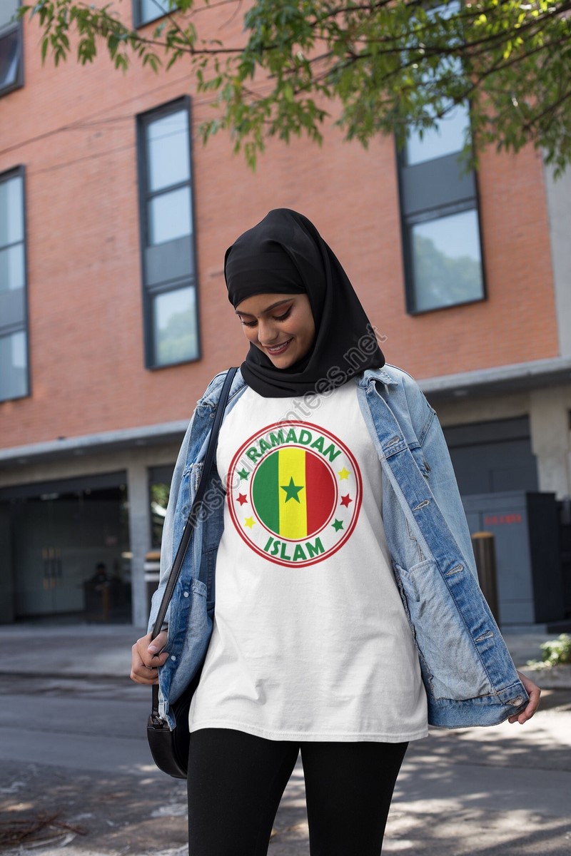 Ramadan Shirt Senegal Flag Shirt West Africa Flag Country Shirt Muslim Shirt Ramadan Mubarak Shirt Patriotic Shirt Eid Mubarak Shirt