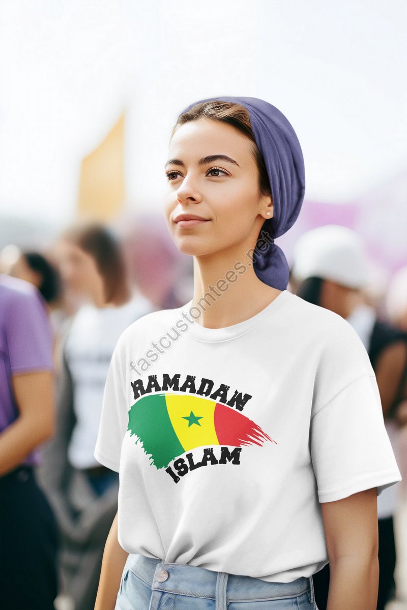 Muslim Shirt Ramadan Gift Ramadan Mubarak T-shirt Senegal Flag Shirt Eid Mubarak Shirt Senegalese Gift Senegal T-shirt