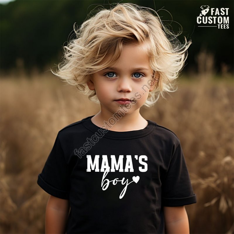 Mama's Boy Shirt Mom Of Boys Tee Gift For Mom Mama's Boy Matching Tee Mothers Day Tee Mommy And Me Tee Mothers Day Gift Mama Boy Tee