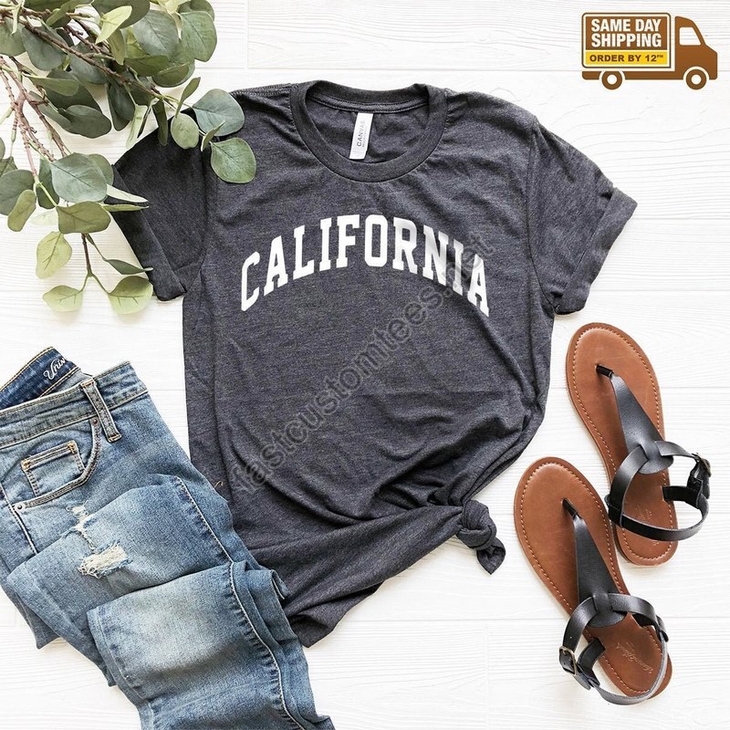 California Shirt West Cost Tee California Tee California Tshirt Cali Girl Shirt Trendy California Shirt California State